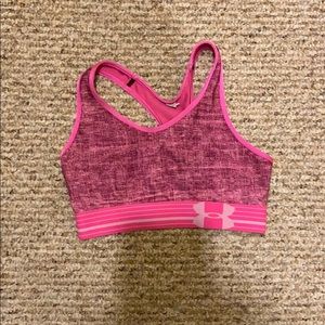 Women’s pink Under Amour sports bra🌺